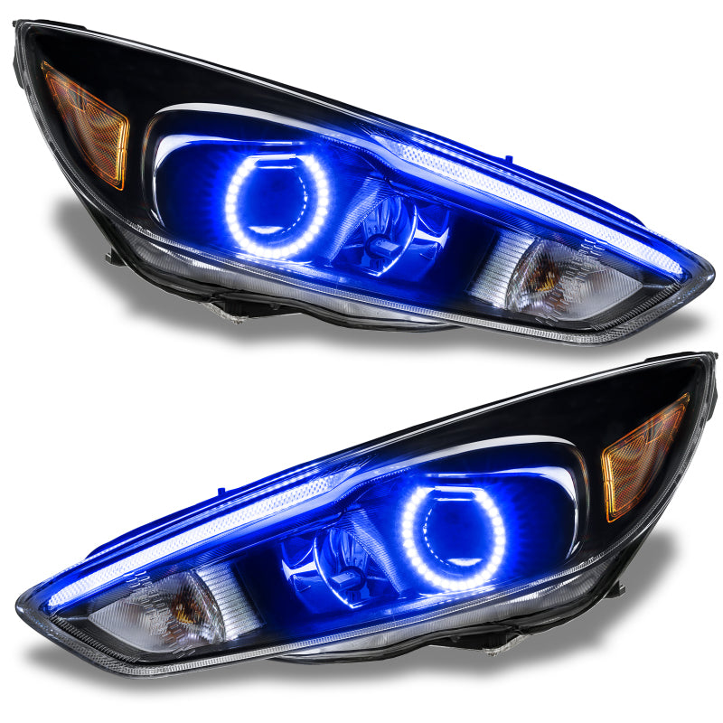 Oracle 15-17 Ford Focus RS/ST DRL Upgrade w/ Halo Kit - ColorSHIFT w/ Simple Controller 1322-504