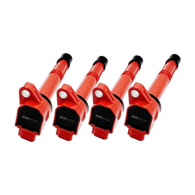 BLOX Honda K-Series Coil Pack Set of 4 - Red BXIC-00005-4-RD