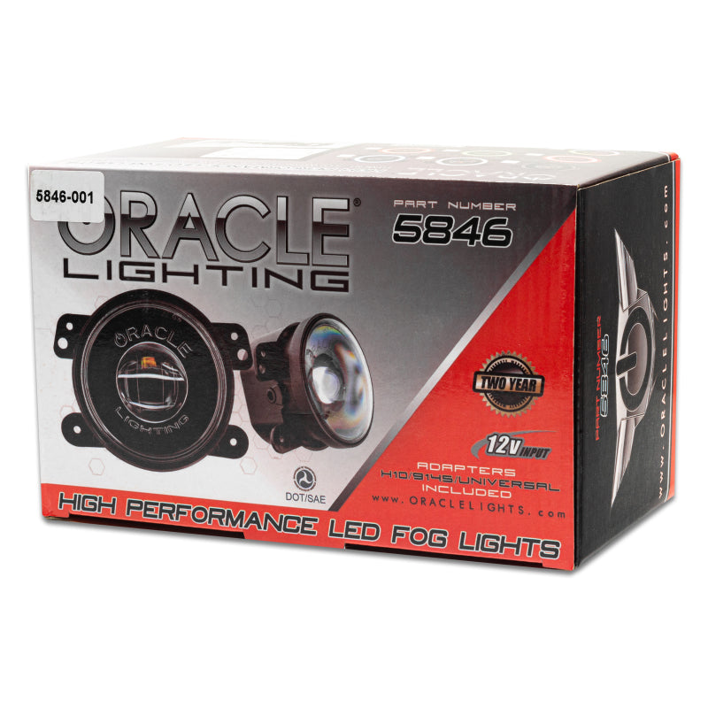 Oracle Jeep Wrangler JK/JL/JT High Performance W LED Fog Lights - Red 5846-003
