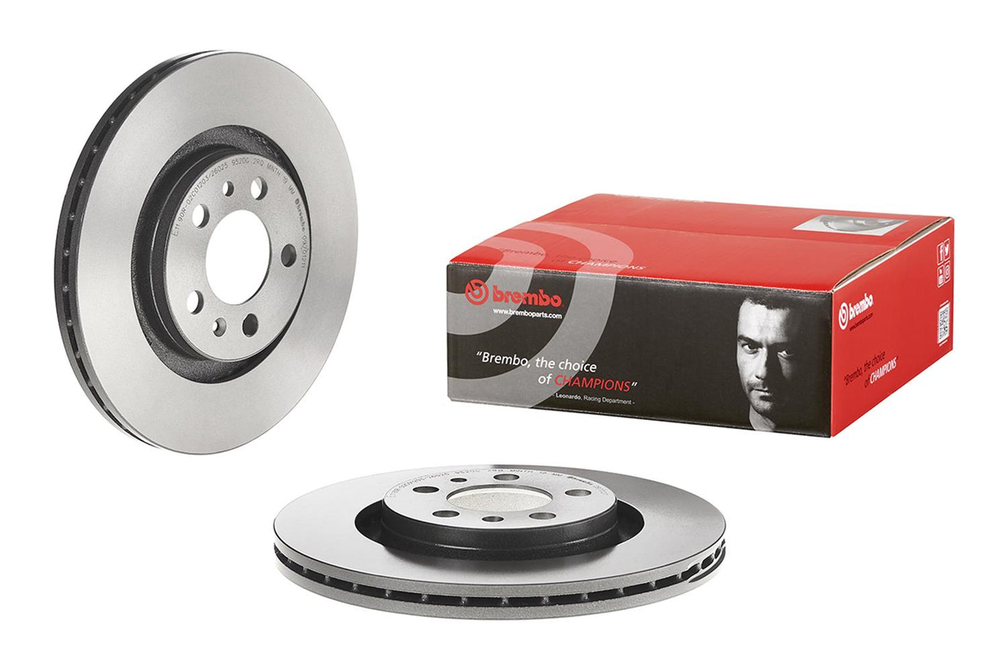 Brembo Premium UV Coated Brake Rotors 09.7012.11