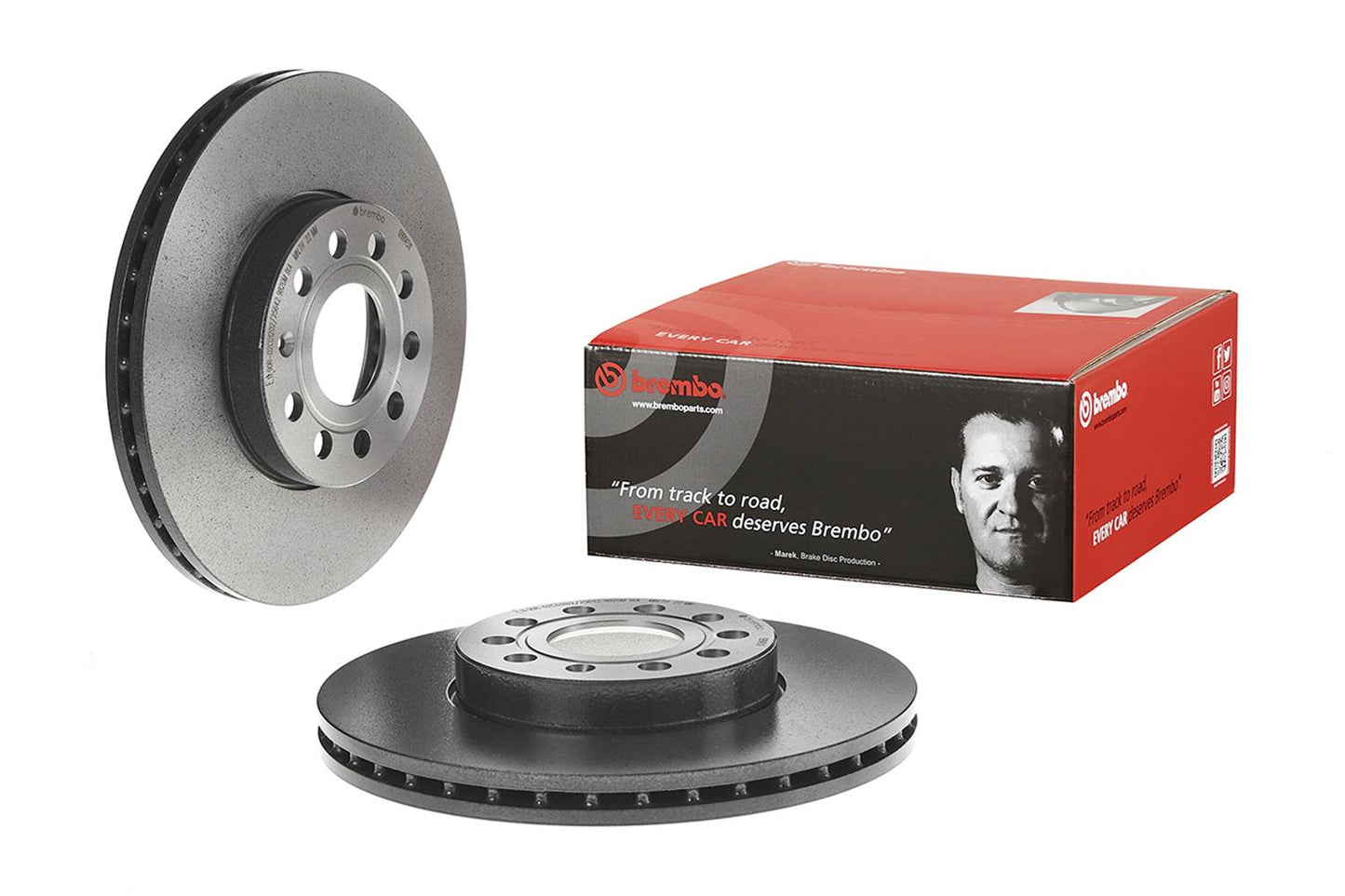Brembo Premium UV Coated Brake Rotors 09.9145.11